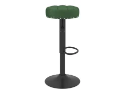 Bancos de bar 2 pcs veludo verde-escuro