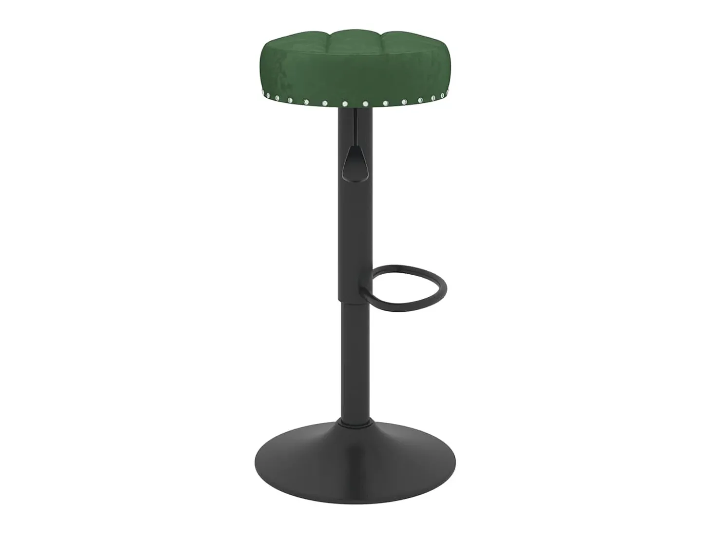 Bancos de bar 2 pcs veludo verde-escuro