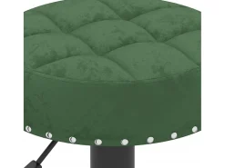 Bancos de bar 2 pcs veludo verde-escuro