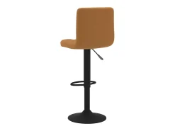 Bancos de bar 2 pcs veludo castanho