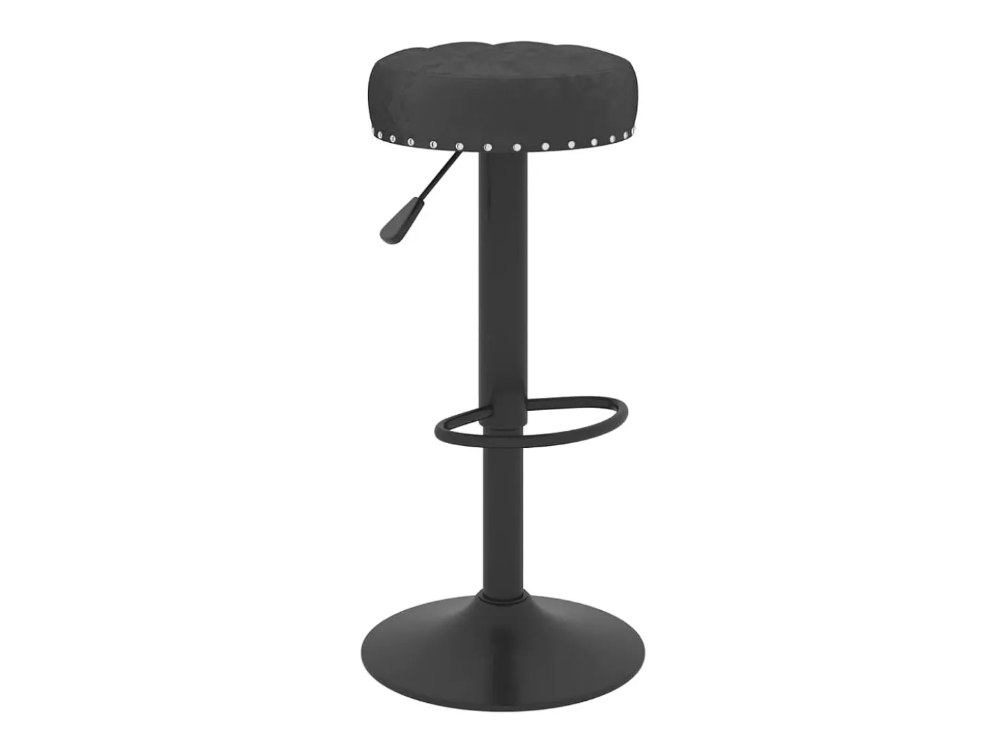 Bancos de bar 2 pcs veludo preto PT921897