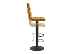 Bancos de bar 2 pcs veludo castanho