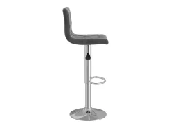 Bancos de bar 2 pcs veludo cinzento-escuro