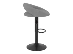 Bancos de bar 2 pcs veludo cinzento-claro