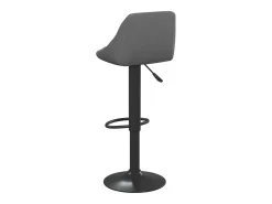Bancos de bar 2 pcs veludo cinzento-escuro