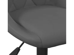 Bancos de bar 2 pcs veludo cinzento-escuro
