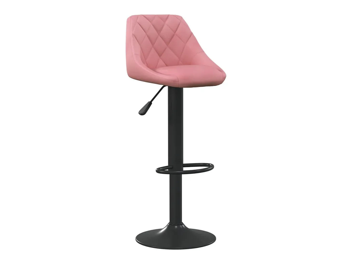 Bancos de bar 2 pcs veludo rosa PT816205