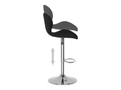 Bancos de bar 2 pcs veludo preto