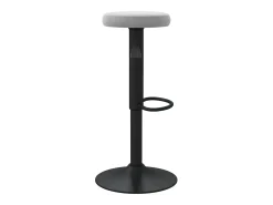 Bancos de bar 2 pcs veludo cinzento-claro