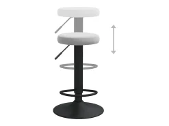 Bancos de bar 2 pcs veludo cinzento-claro