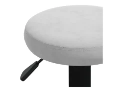 Bancos de bar 2 pcs veludo cinzento-claro