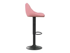Bancos de bar 2 pcs veludo rosa