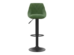 Bancos de bar 2 pcs veludo verde-escuro