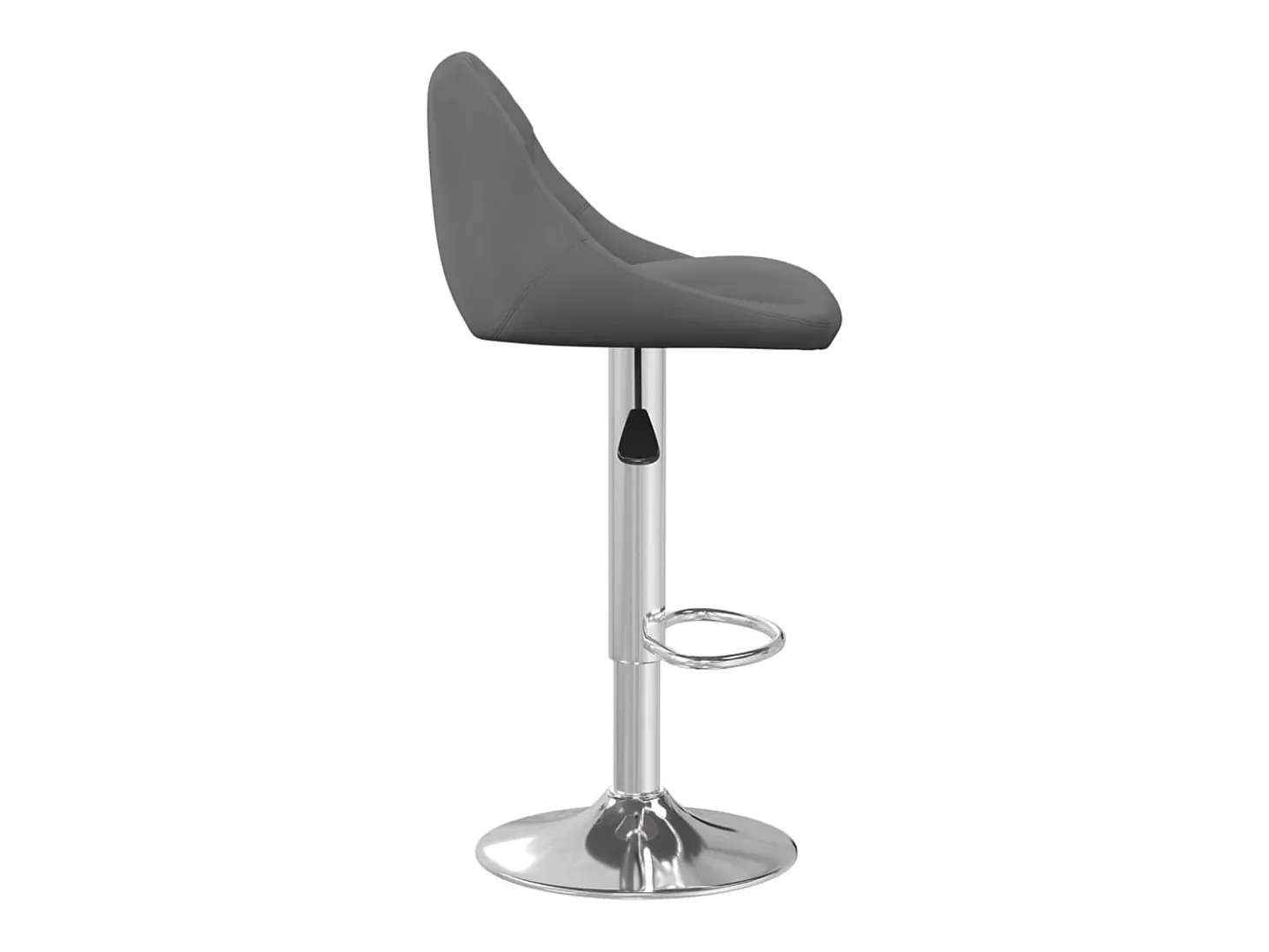 Bancos de bar 2 pcs veludo cinzento-escuro