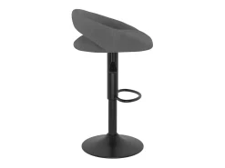 Bancos de bar 2 pcs veludo cinzento-escuro