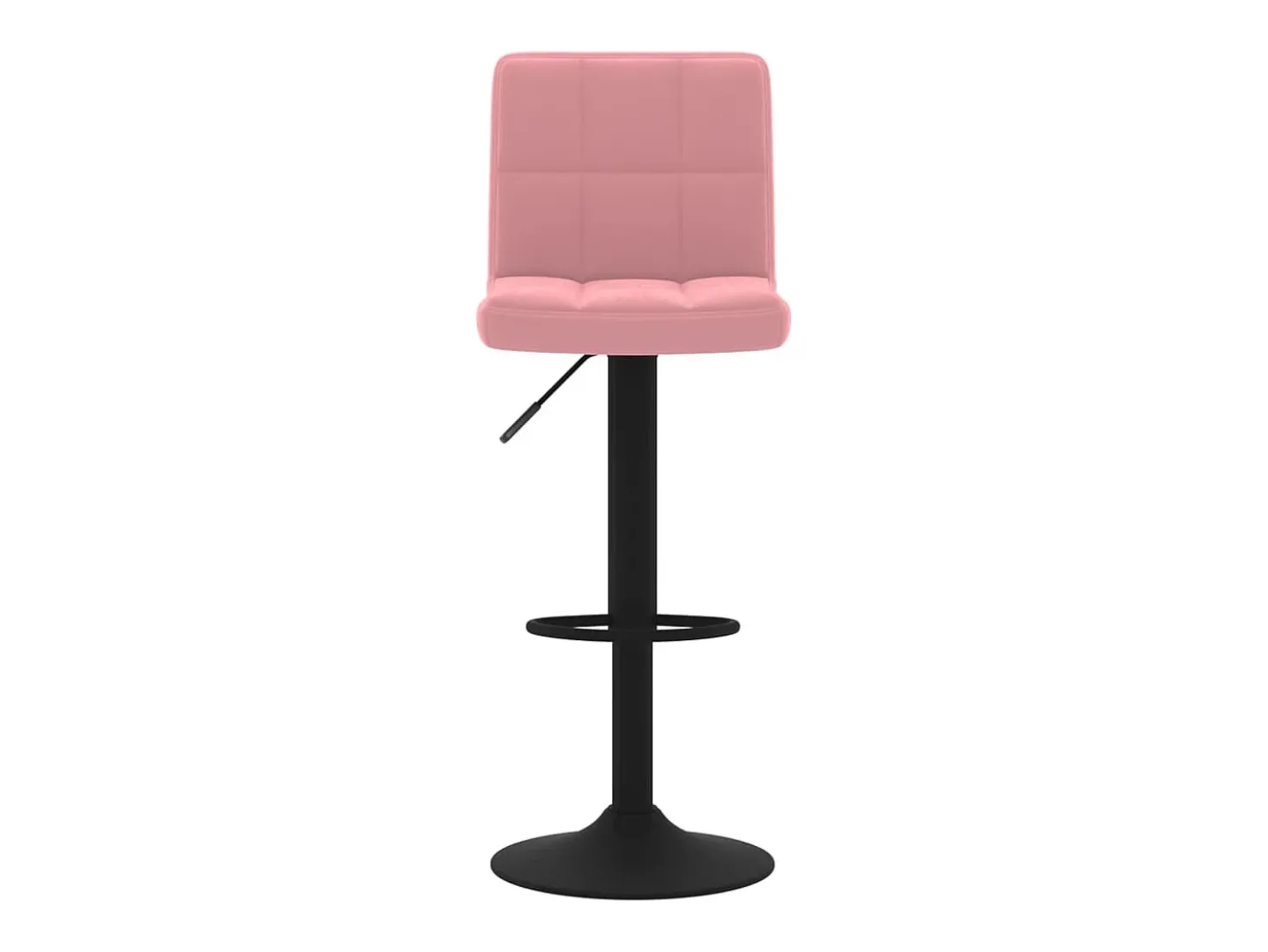 Bancos de bar 2 pcs veludo rosa