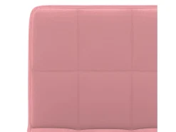 Bancos de bar 2 pcs veludo rosa