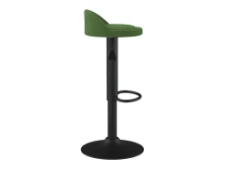 Bancos de bar 2 pcs veludo verde-escuro