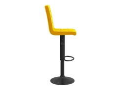 Bancos de bar 2 pcs veludo amarelo mostarda PT627578
