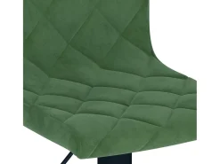 Bancos de bar 2 pcs veludo verde-escuro