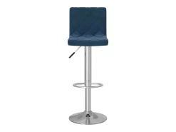 Bancos de bar 2 pcs veludo azul
