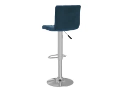 Bancos de bar 2 pcs veludo azul