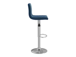 Bancos de bar 2 pcs veludo azul