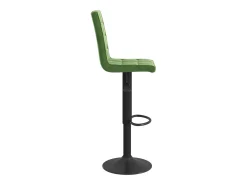Bancos de bar 2 pcs veludo verde-escuro