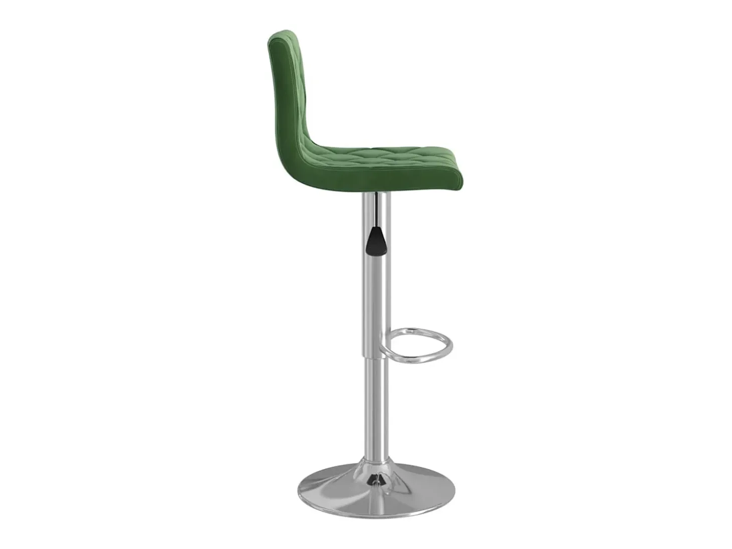 Bancos de bar 2 pcs veludo verde-escuro