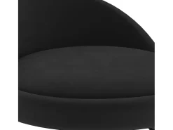 Bancos de bar 2 pcs veludo preto