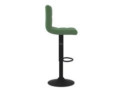 Bancos de bar 2 pcs veludo verde-escuro