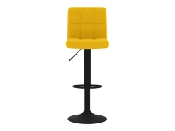 Bancos de bar 2 pcs veludo amarelo mostarda PT423227