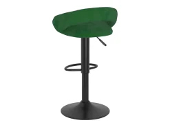 Bancos de bar 2 pcs veludo verde-escuro