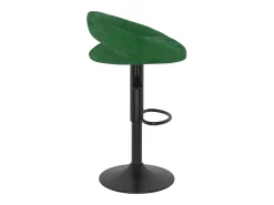 Bancos de bar 2 pcs veludo verde-escuro