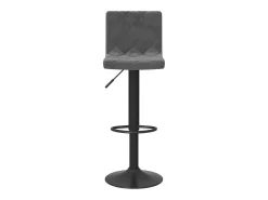 Bancos de bar 2 pcs veludo cinzento-escuro PT251475