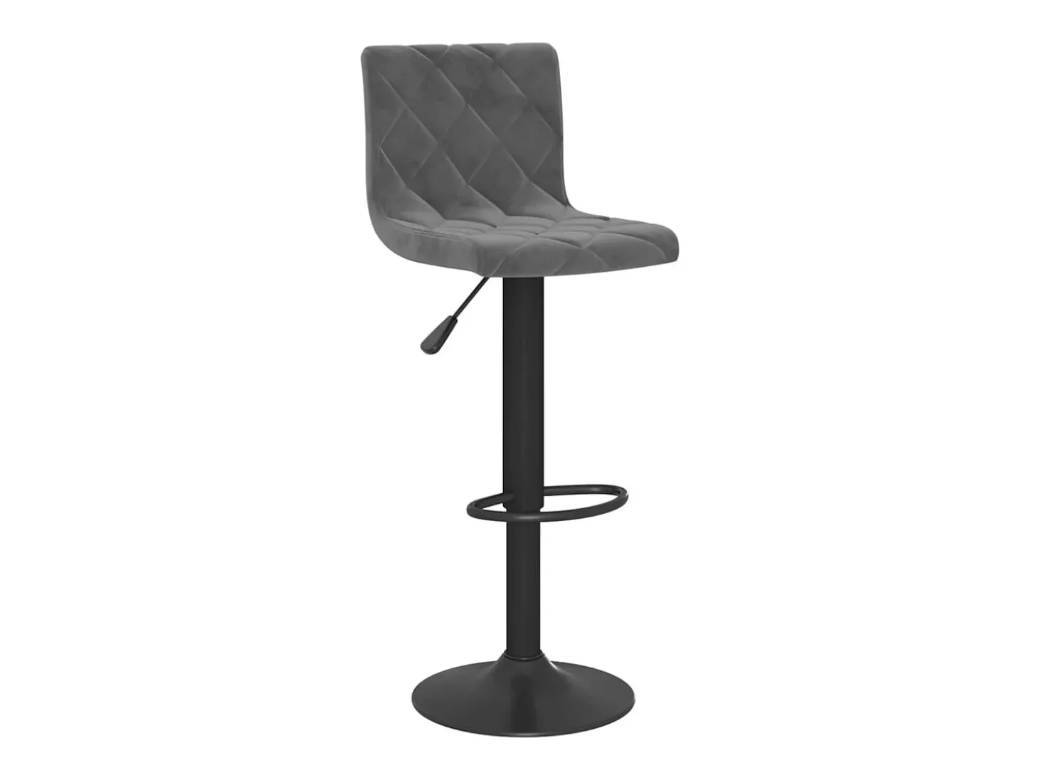 Bancos de bar 2 pcs veludo cinzento-escuro PT251475