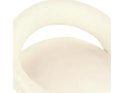Bancos de bar 2 pcs veludo creme