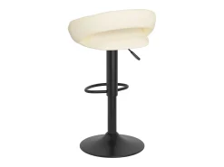 Bancos de bar 2 pcs veludo creme