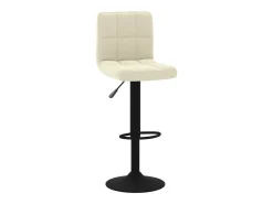 Bancos de bar 2 pcs veludo creme PT967731
