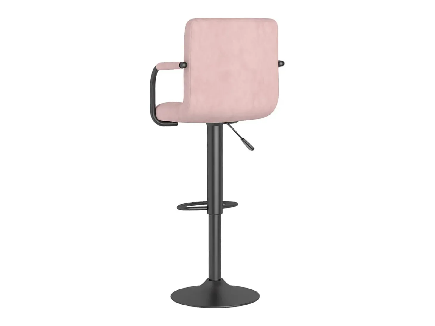 Bancos de bar 2 pcs veludo rosa