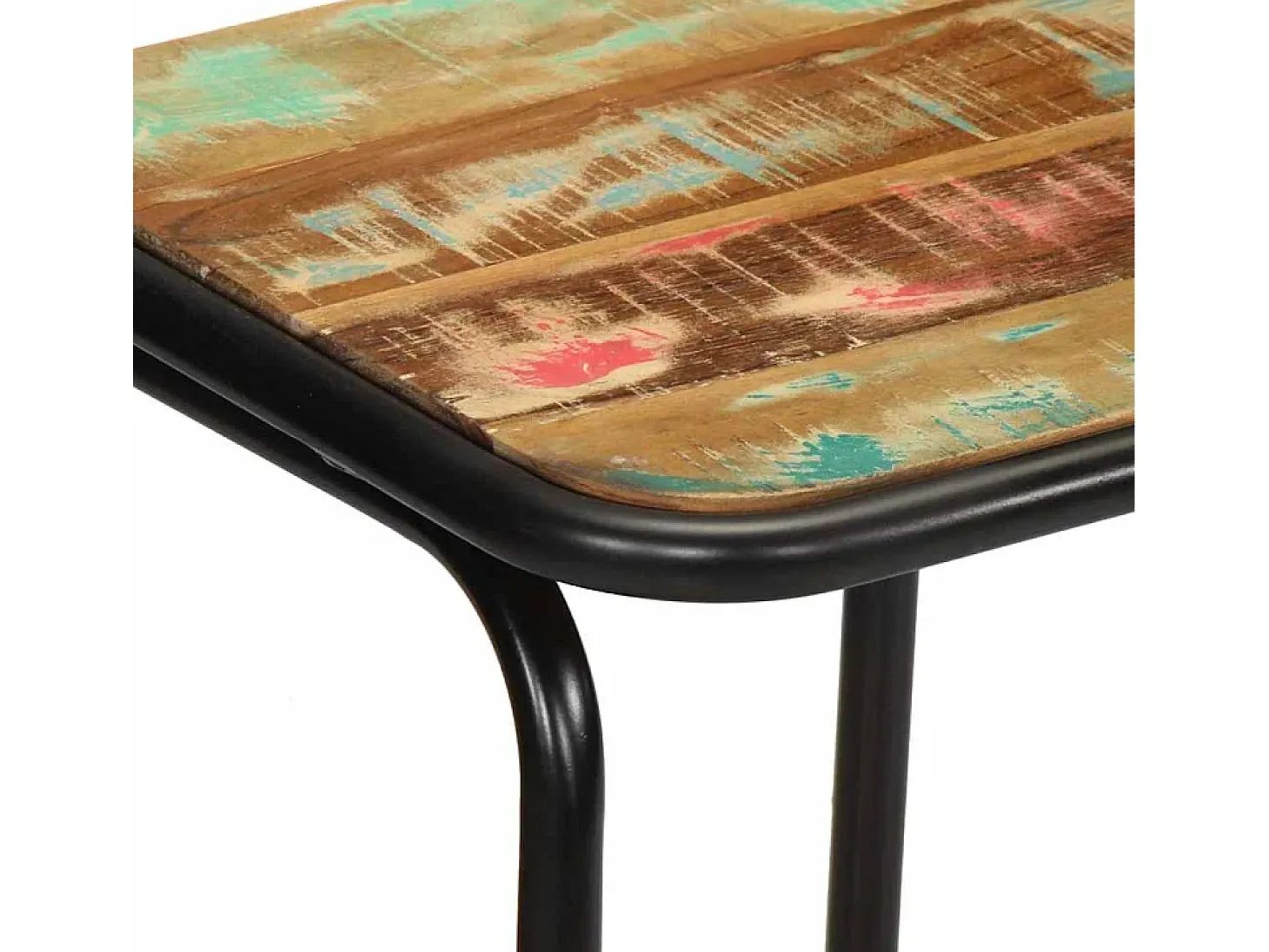 Bancos de bar 4 pcs 46x35,5x80 cm Madeira Maciça Recuperada