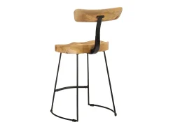 Bancos de bar 2 pcs 49x43x79 cm madeira de mangueira maciça