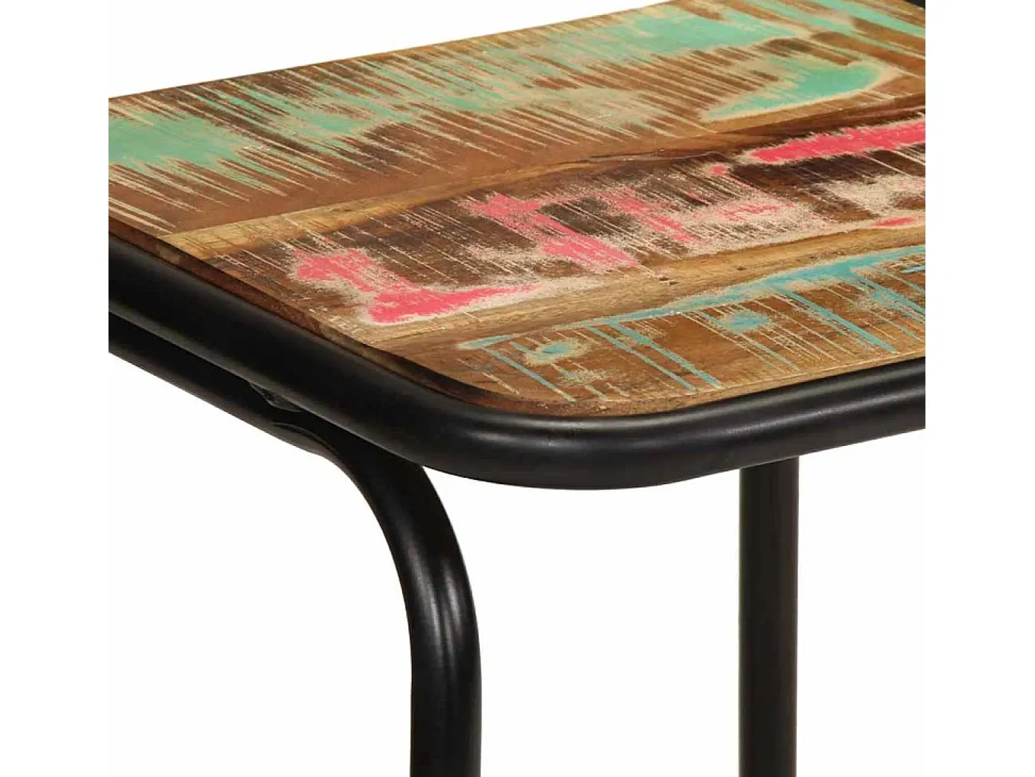 Bancos de bar 2 pcs 46x35,5x70 cm Madeira Maciça Recuperada