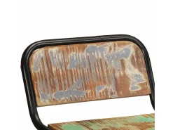 Bancos de bar 2 pcs 46x35,5x70 cm Madeira Maciça Recuperada