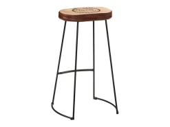 Bancos de bar 2 pcs 44x37,5x78 cm castanho-escuro PT147512