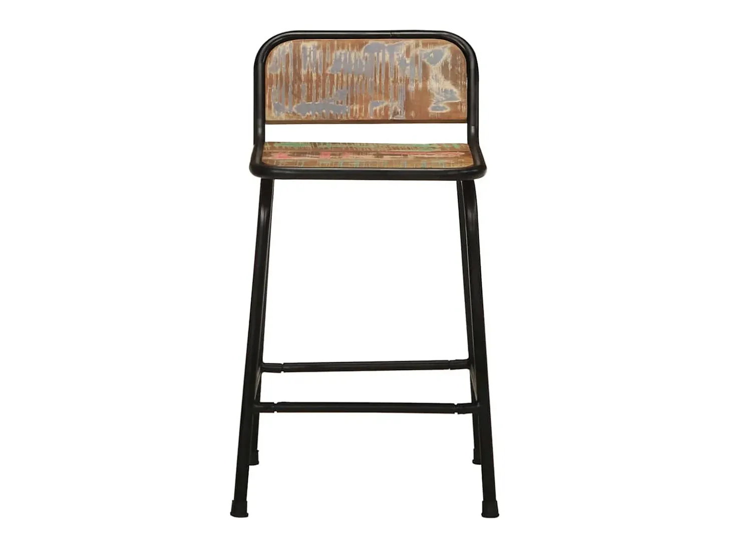 Bancos de bar 2 pcs 46x35,5x70 cm Madeira Maciça Recuperada