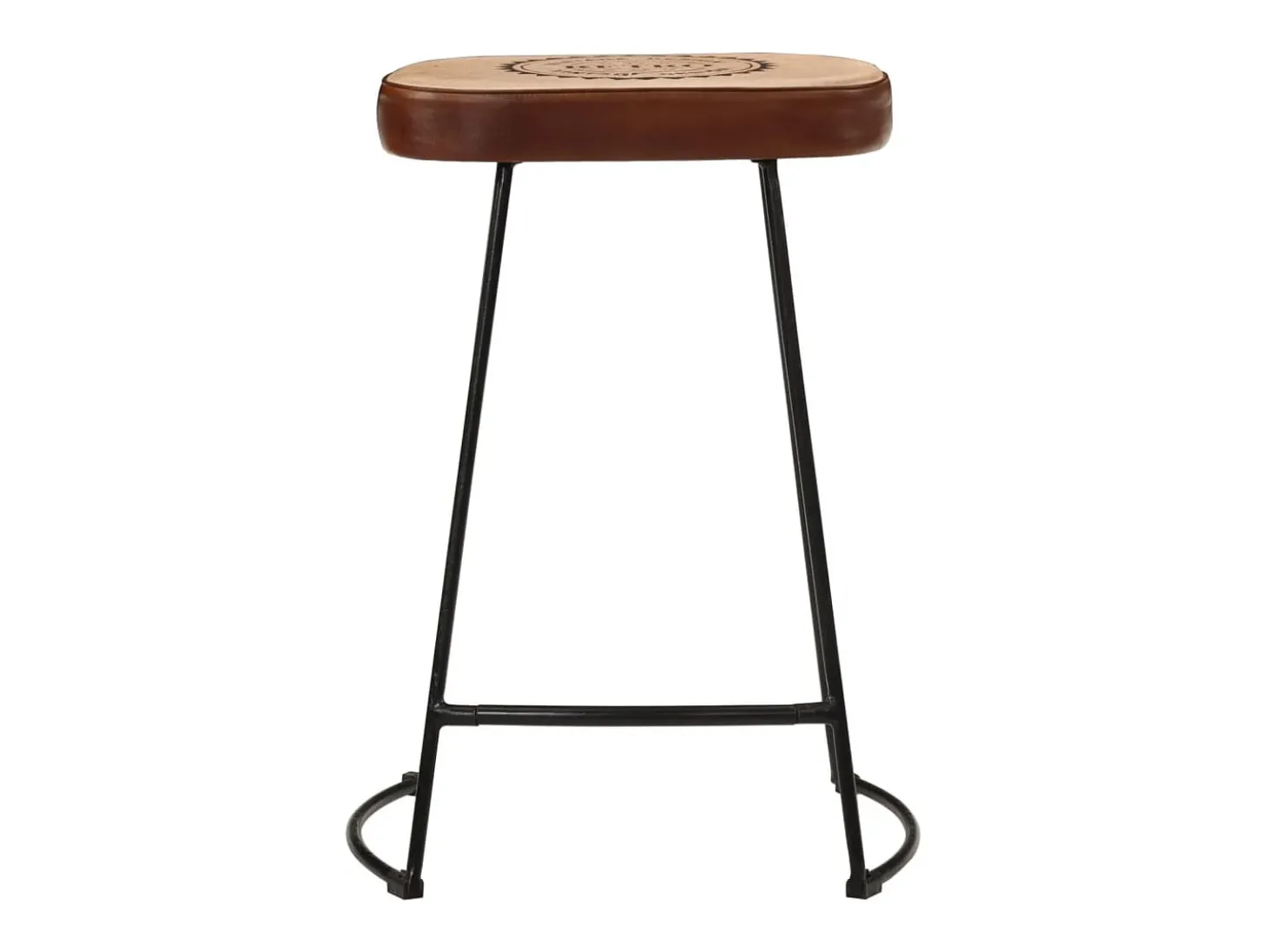 Bancos de bar 2 pcs 41x29x62 cm castanho-escuro PT590782