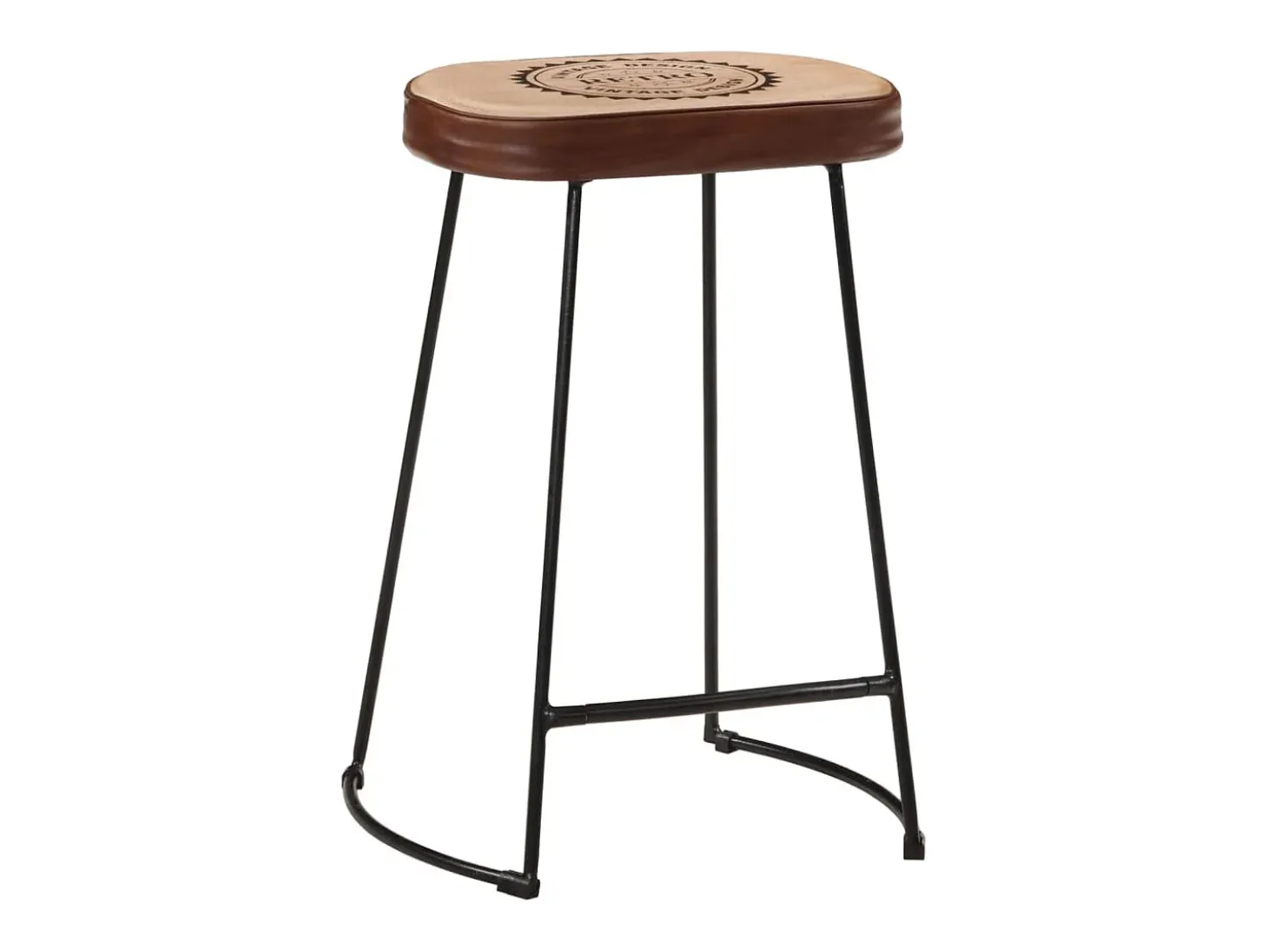 Bancos de bar 2 pcs 41x29x62 cm castanho-escuro PT590782