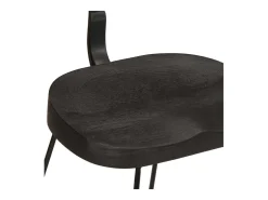Bancos de bar 2 pcs 49x43x79 cm madeira de mangueira maciça