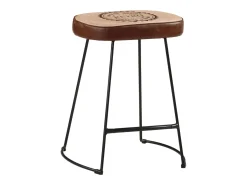 Bancos de bar 2 pcs 40x29,5x53 cm castanho-escuro